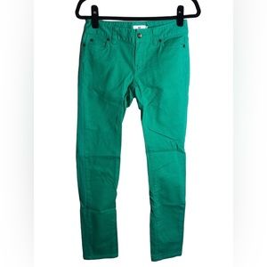 Vineyard Vines Green Low Rise Jeans Size 2